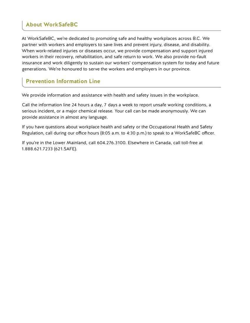 WorkSafe BC Health And Safety Committee Handbook